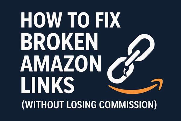 How to Fix Broken Amazon Links (Without Losing Commission)